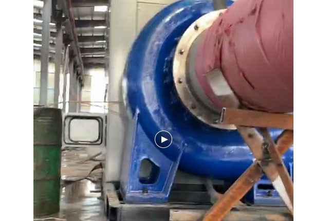 西安魏彬计算机软件有限公司流量5100立方大型柴油机混流泵机组测试中